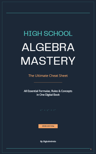 High School Algebra Mastery eBook